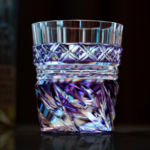 紫風 SHIFŪ - EDO KIRIKO HANDCRAFTED WHISKY GLASS