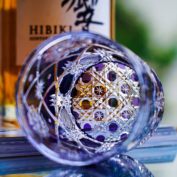 花霞 HANAGASUMI - EDO KIRIKO HANDCRAFTED WHISKY GLASS