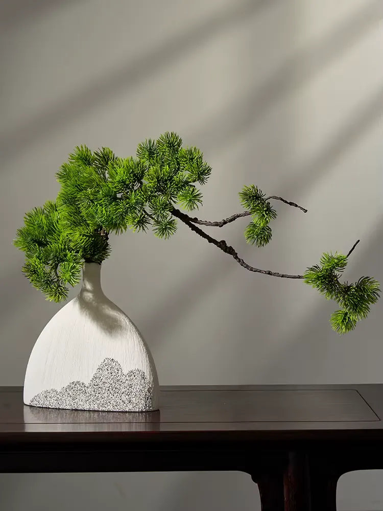 MODERN SIMPLE ART VASE 2 PIECE SET