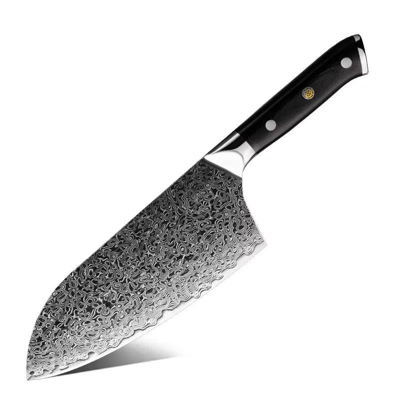 13 PIECE SET DAMASCUS STEEL KNIVES WITH G-10 HANDLE