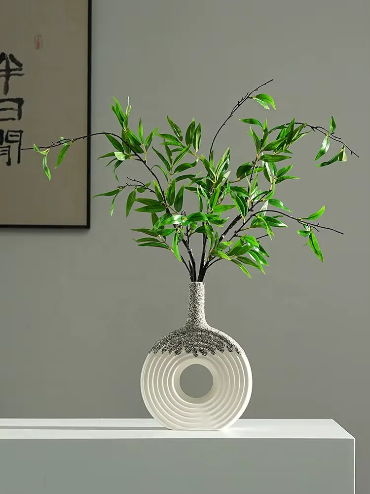 MODERN SIMPLE ART VASE 2 PIECE SET