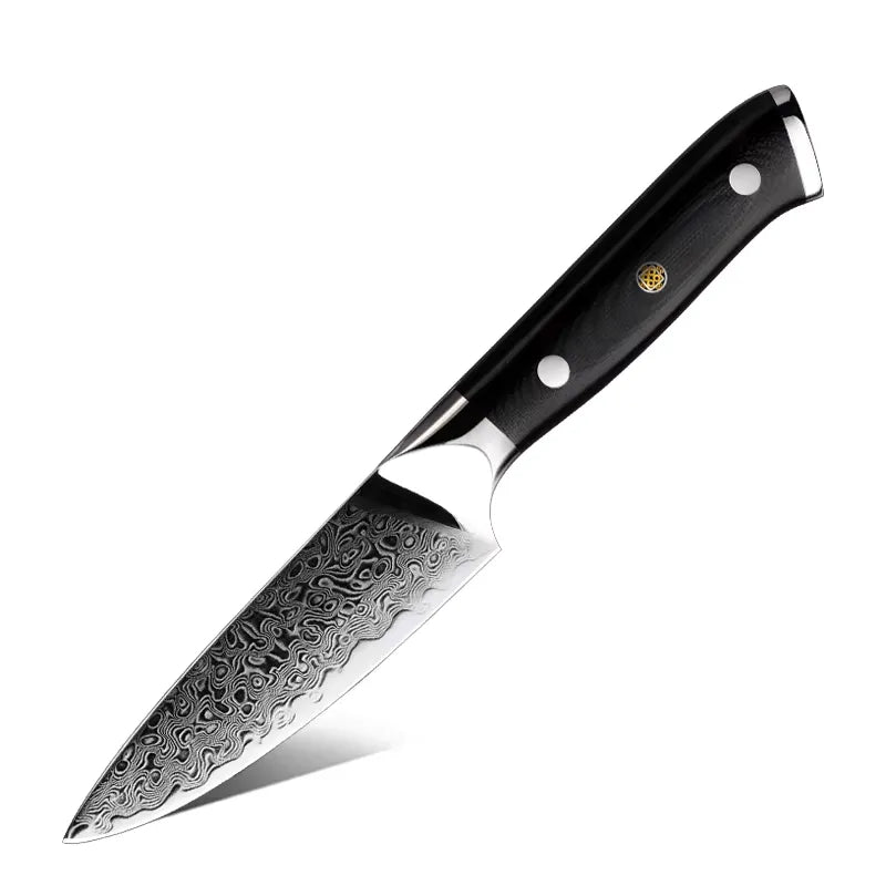 13 PIECE SET DAMASCUS STEEL KNIVES WITH G-10 HANDLE