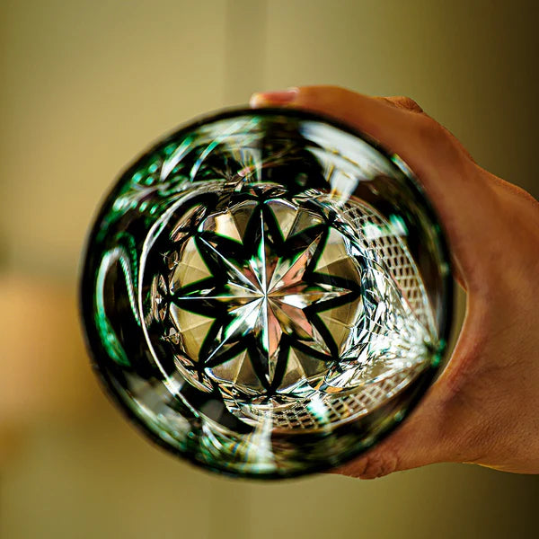 翠蛇 SUIDA - EDO KIRIKO HANDCRAFTED WHISKY GLASS