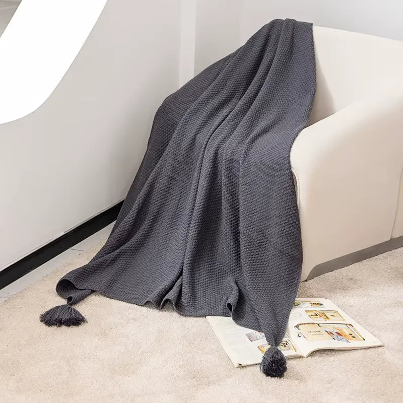 NESTELLE JACQUARD THROW