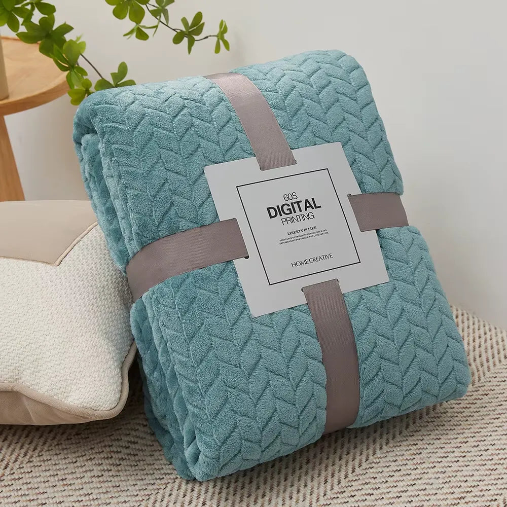 COCOON MOSS BLANKET