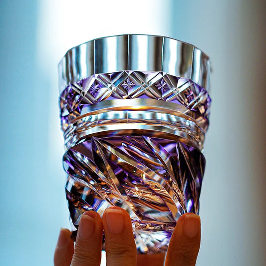 紫風 SHIFŪ - EDO KIRIKO HANDCRAFTED WHISKY GLASS