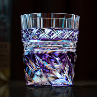 紫風 SHIFŪ - EDO KIRIKO HANDCRAFTED WHISKY GLASS