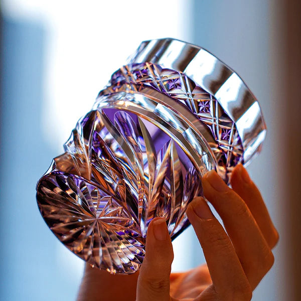 紫風 SHIFŪ - EDO KIRIKO HANDCRAFTED WHISKY GLASS