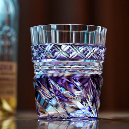 紫風 SHIFŪ - EDO KIRIKO HANDCRAFTED WHISKY GLASS
