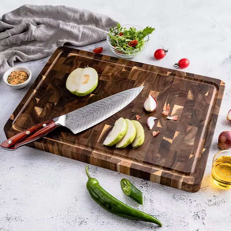 NATURAL ACACIA WOOD CUTTING BOARD
