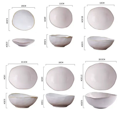 LUNARA SERIES – PREMIUM WHITE CERAMIC DISH