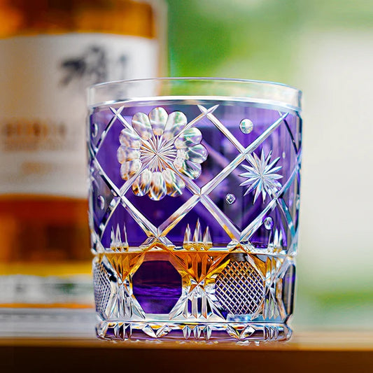 花霞	HANAGASUMI - EDO KIRIKO HANDCRAFTED WHISKY GLASS