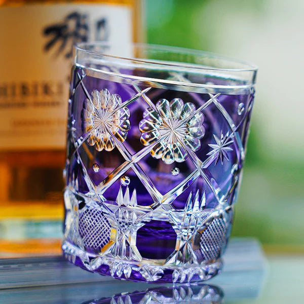 花霞	HANAGASUMI - EDO KIRIKO HANDCRAFTED WHISKY GLASS