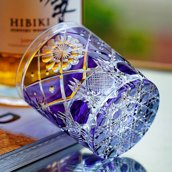 花霞	HANAGASUMI - EDO KIRIKO HANDCRAFTED WHISKY GLASS