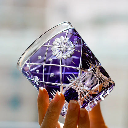 花霞	HANAGASUMI - EDO KIRIKO HANDCRAFTED WHISKY GLASS