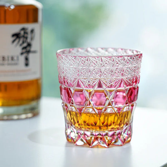 薔薇晶 BARA-SHŌ - EDO KIRIKO HANDCRAFTED WHISKY GLASS