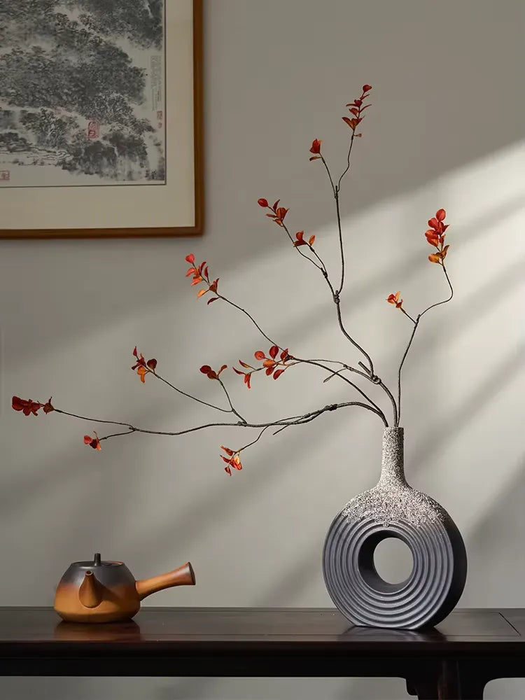 MODERN SIMPLE ART VASE 2 PIECE SET