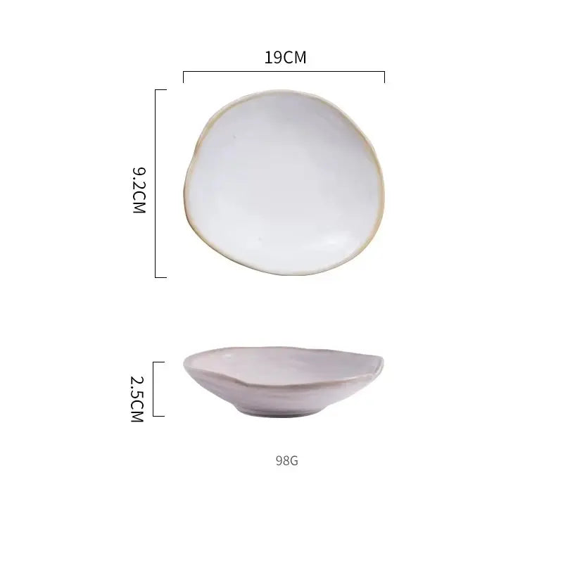 LUNARA SERIES – PREMIUM WHITE CERAMIC DISH