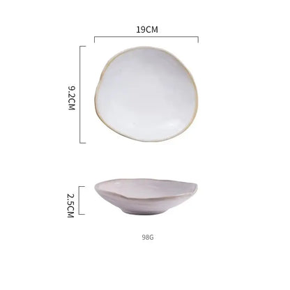 LUNARA SERIES – PREMIUM WHITE CERAMIC DISH