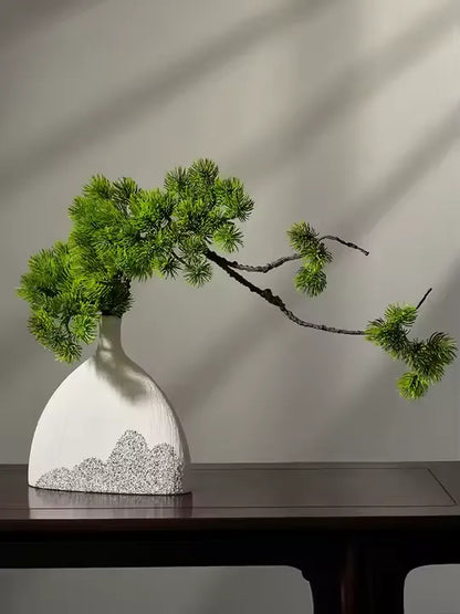 MODERN SIMPLE ART VASE 2 PIECE SET