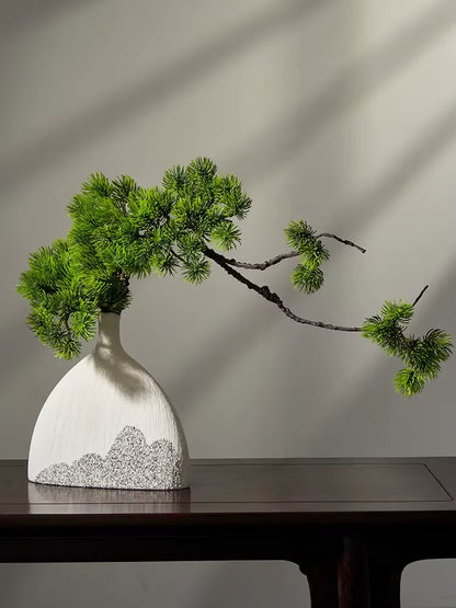MODERN SIMPLE ART VASE 2 PIECE SET