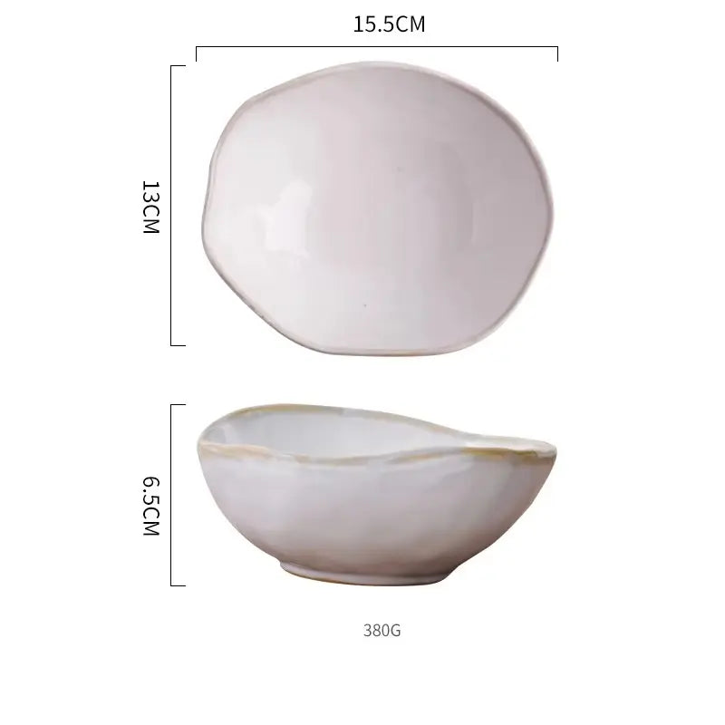 LUNARA SERIES – PREMIUM WHITE CERAMIC DISH