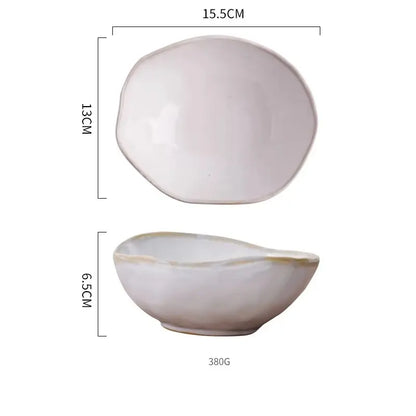 LUNARA SERIES – PREMIUM WHITE CERAMIC DISH