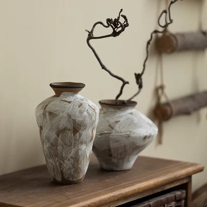 MODERN SIMPLE ART VASE 2 PIECE SET