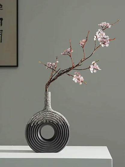 MODERN SIMPLE ART VASE 2 PIECE SET