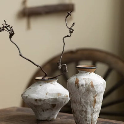 MODERN SIMPLE ART VASE 2 PIECE SET