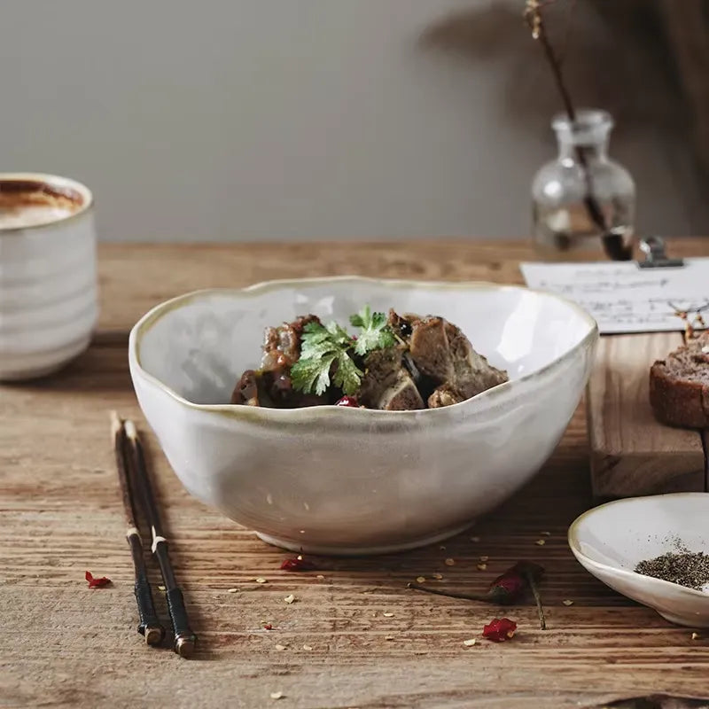 LUNARA SERIES – PREMIUM WHITE CERAMIC DISH