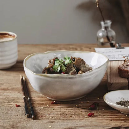 LUNARA SERIES – PREMIUM WHITE CERAMIC DISH