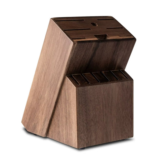 14 SLOTS UNIVERSAL HIGH QUALITY WOOD KNIFE BLOCK