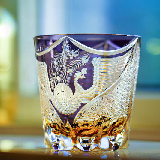 鳳舞 HŌBU - EDO KIRIKO HANDCRAFTED WHISKY GLASS