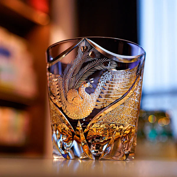 鳳舞 HŌBU - EDO KIRIKO HANDCRAFTED WHISKY GLASS