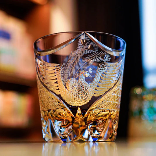 鳳舞 HŌBU - EDO KIRIKO HANDCRAFTED WHISKY GLASS
