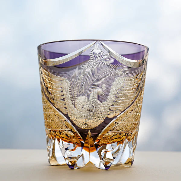 鳳舞 HŌBU - EDO KIRIKO HANDCRAFTED WHISKY GLASS