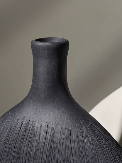 MODERN SIMPLE ART VASE 2 PIECE SET