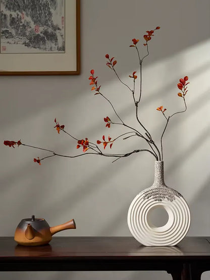 MODERN SIMPLE ART VASE 2 PIECE SET