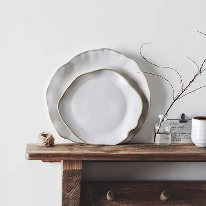 LUNARA SERIES – PREMIUM WHITE CERAMIC DISH