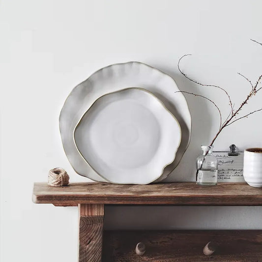 LUNARA SERIES – PREMIUM WHITE CERAMIC DISH