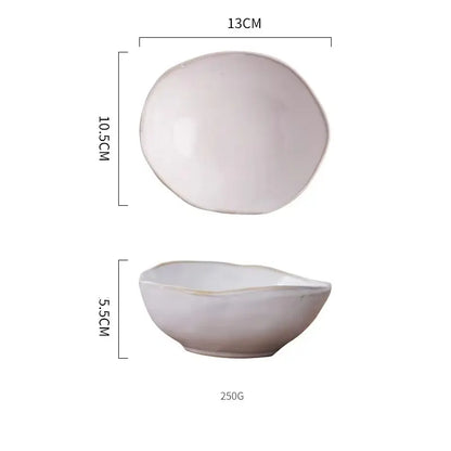 LUNARA SERIES – PREMIUM WHITE CERAMIC DISH