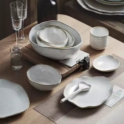 LUNARA SERIES – PREMIUM WHITE CERAMIC DISH