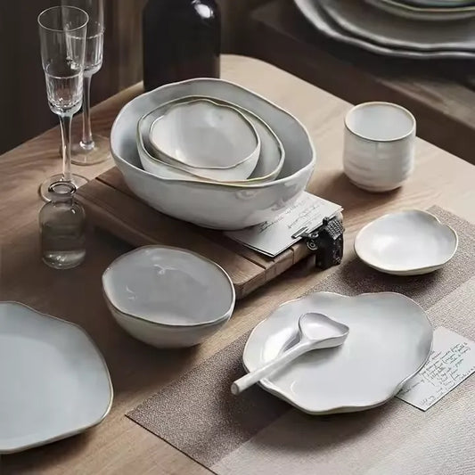 LUNARA SERIES – PREMIUM WHITE CERAMIC DISH