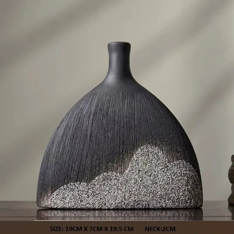 MODERN SIMPLE ART VASE 2 PIECE SET