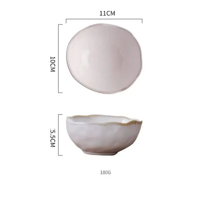 LUNARA SERIES – PREMIUM WHITE CERAMIC DISH