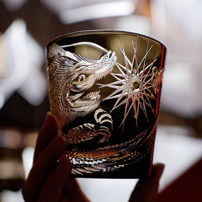 黒龍 KOKURYŪ - EDO KIRIKO HANDCRAFTED WHISKY GLASS