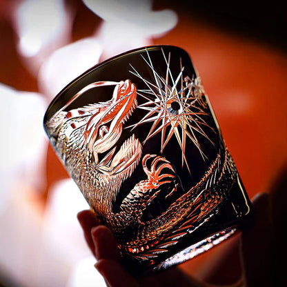 黒龍 KOKURYŪ - EDO KIRIKO HANDCRAFTED WHISKY GLASS