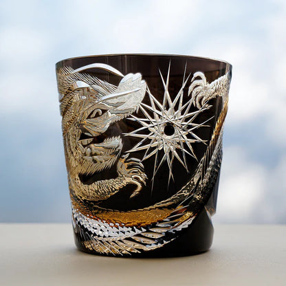 黒龍 KOKURYŪ - EDO KIRIKO HANDCRAFTED WHISKY GLASS