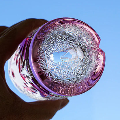 桜夜奏 SAKURAYASŌ - EDO KIRIKO HANDCRAFTED WHISKY GLASS